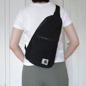 Carhartt Work In Progress Black Hayes Sling Bag - LIKE NEW